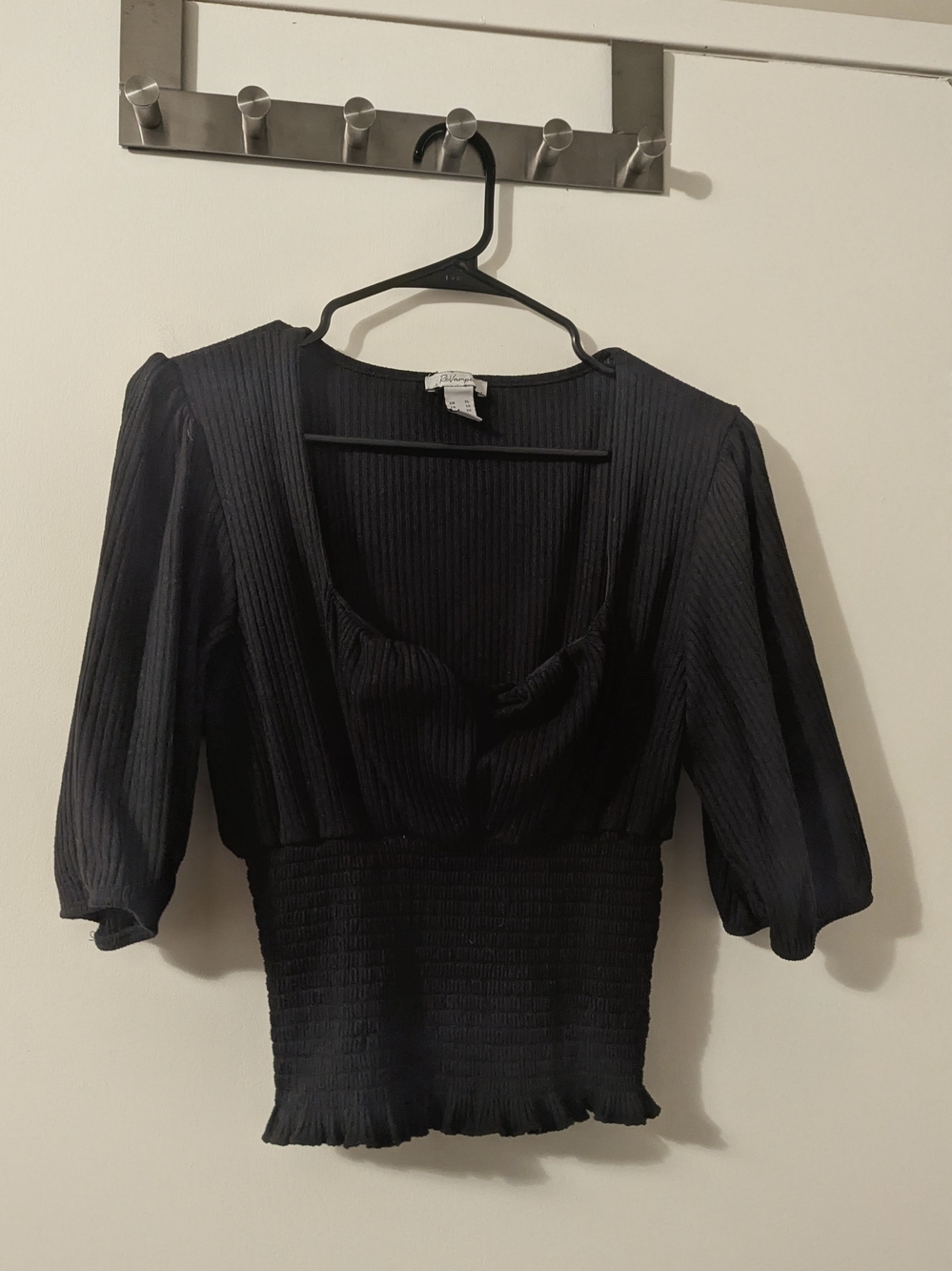 Revamped Black Square Top
